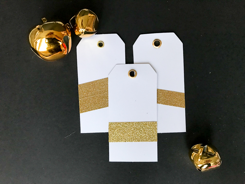 Tutorial DIY Gold Gift Tags