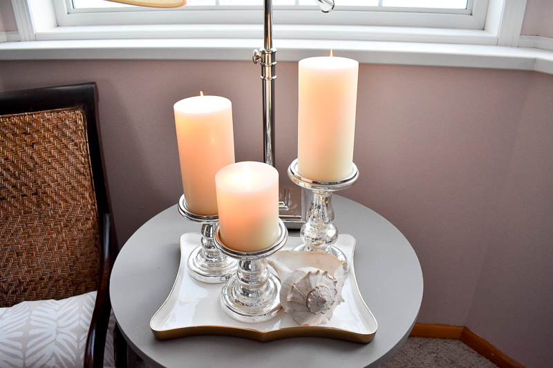 Decorative Tray from Target - White/Gold Scalloped Tray