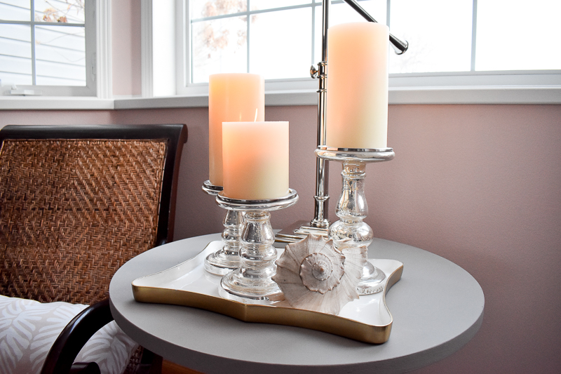 Decorative Tray from Target - White/Gold Scalloped Tray