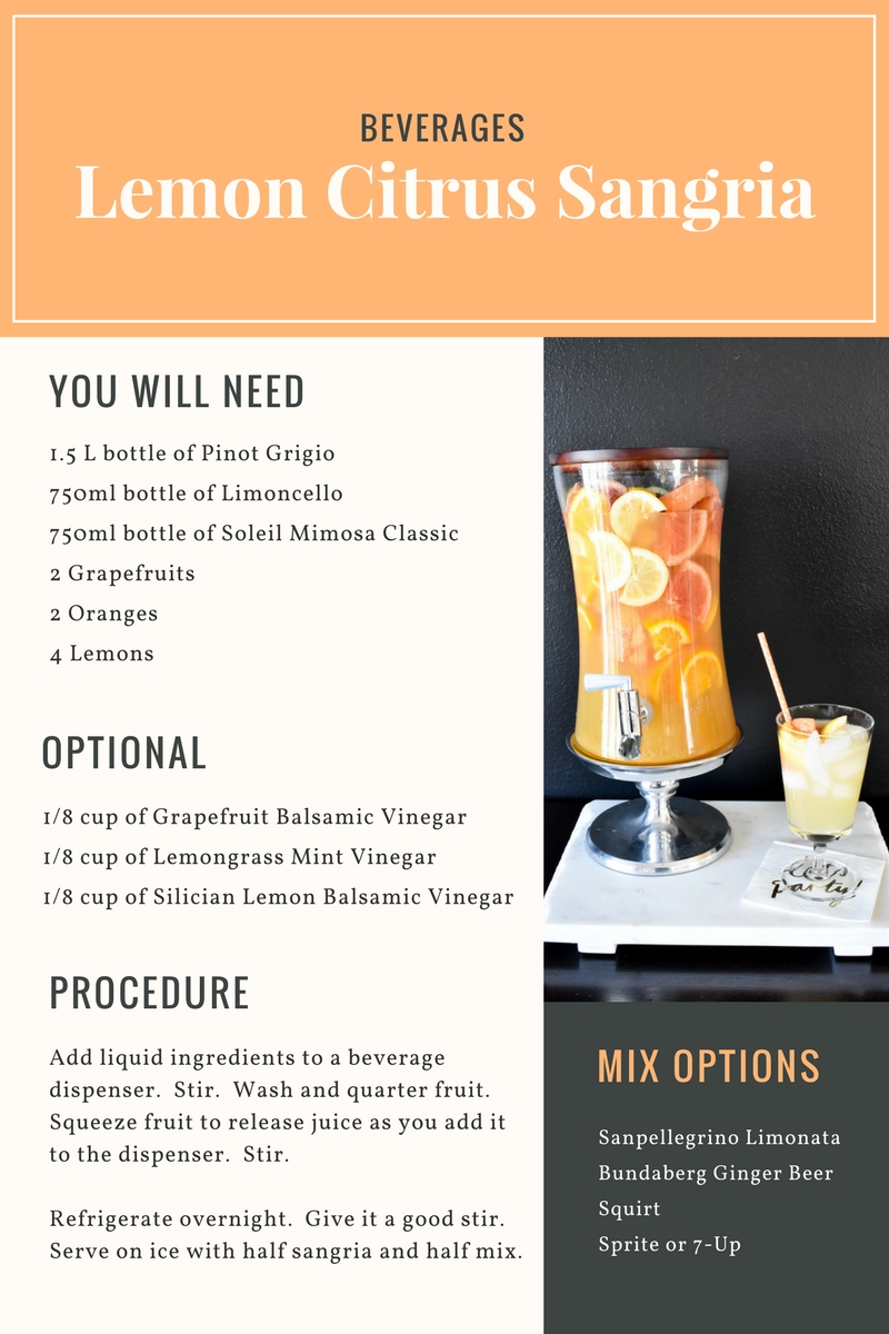 Mimosa Sangria Cocktail Recipe