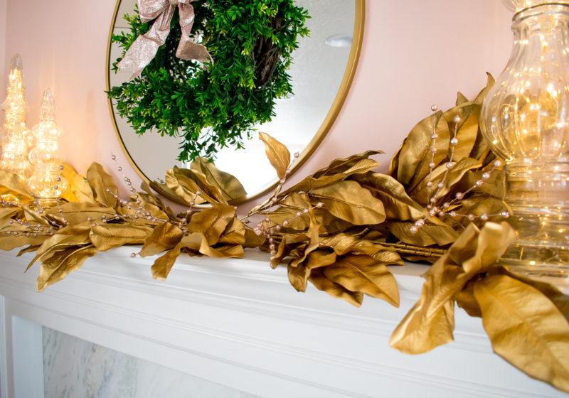 Crate and Barrel Inspired Gold Garland Tutorial