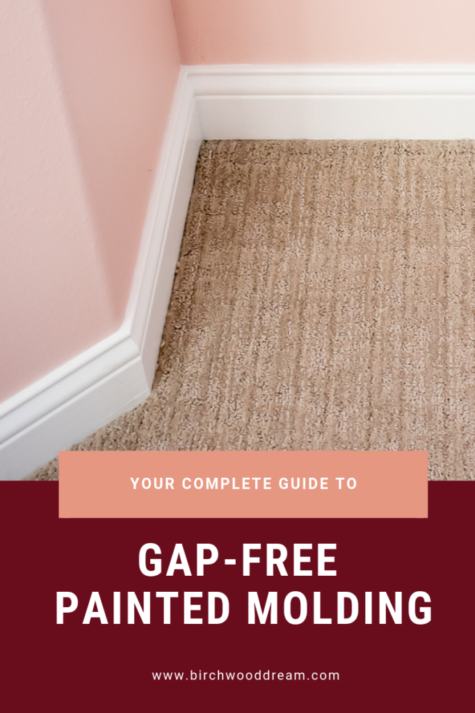 Complete guide to gap-free painted molding!